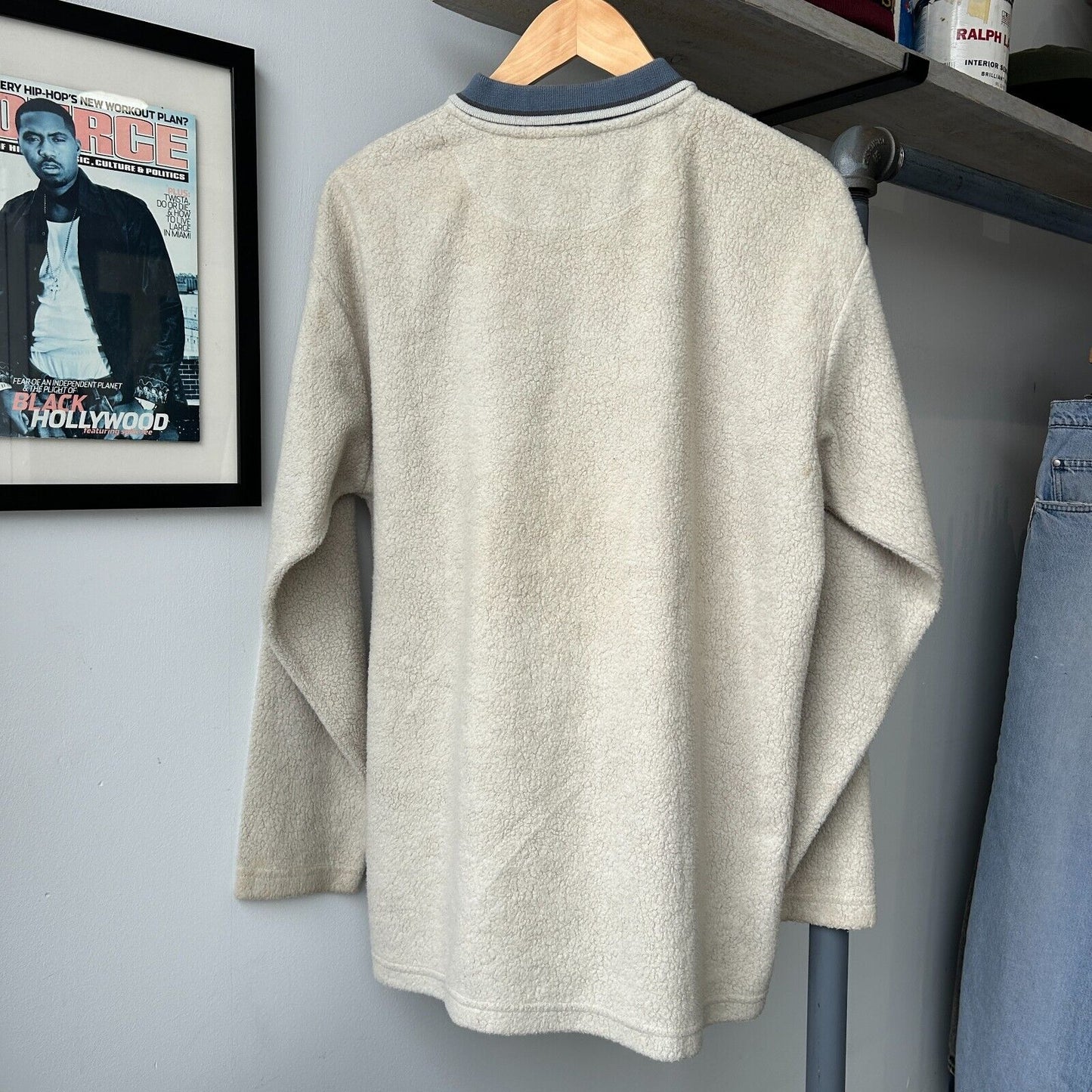 VINTAGE | RnZ California Fleece Button Down Shirt sz L/XL