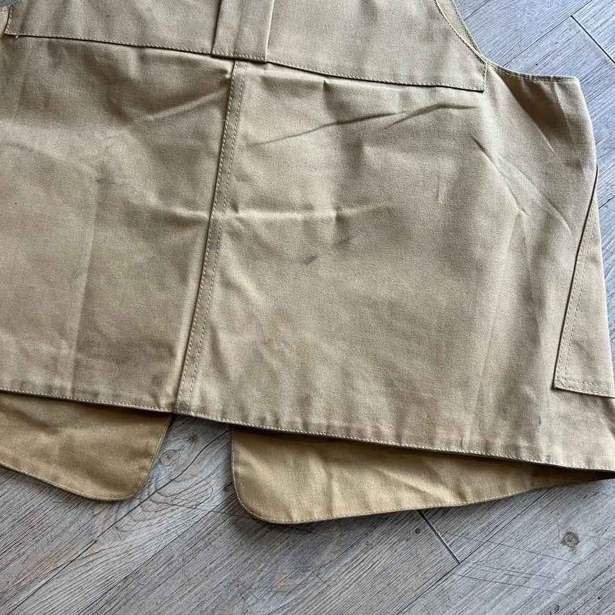 VINTAGE | FILSON Tin Cloth Half Moon Vest Jacket USA Made sz L