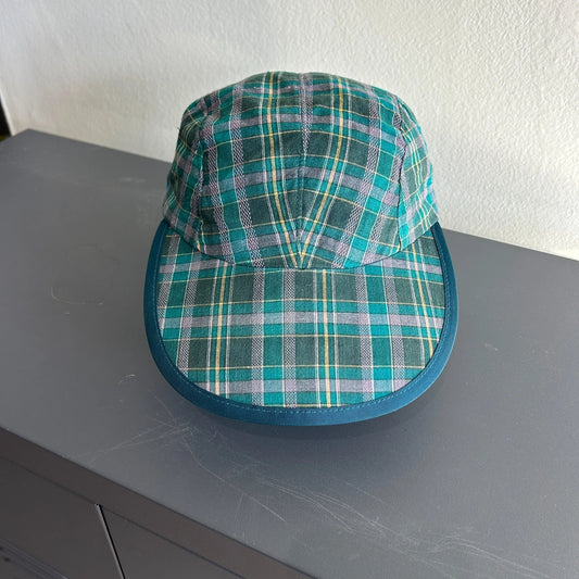 VINTAGE | Patagonia Plaid 4 Panel Duck Bill Cap Hat sz M