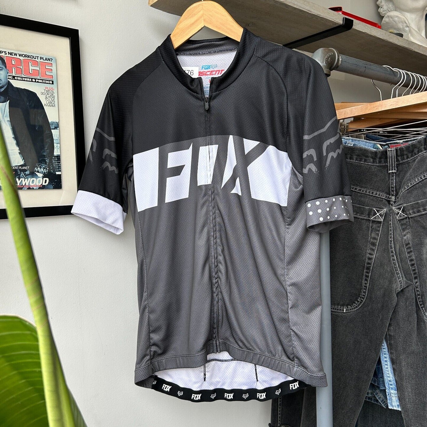 VINTAGE | FOX Cycling Bike Jersey sz L