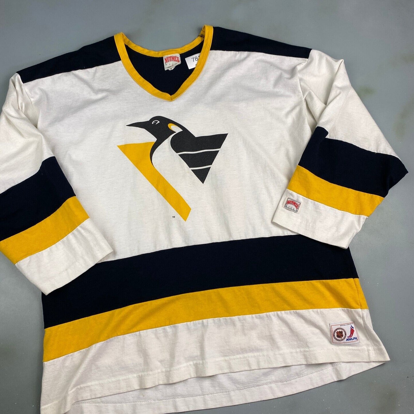 VINTAGE 90s NHL Pittsburgh Penguins #66 Lemieux Jersey T-Shirt sz XL Men