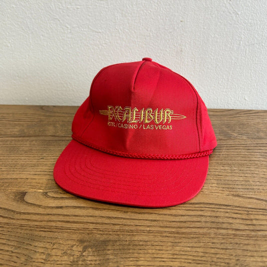 VINTAGE 80s | Excalibur Hotel & Casino Snapback HAT One Size Adult