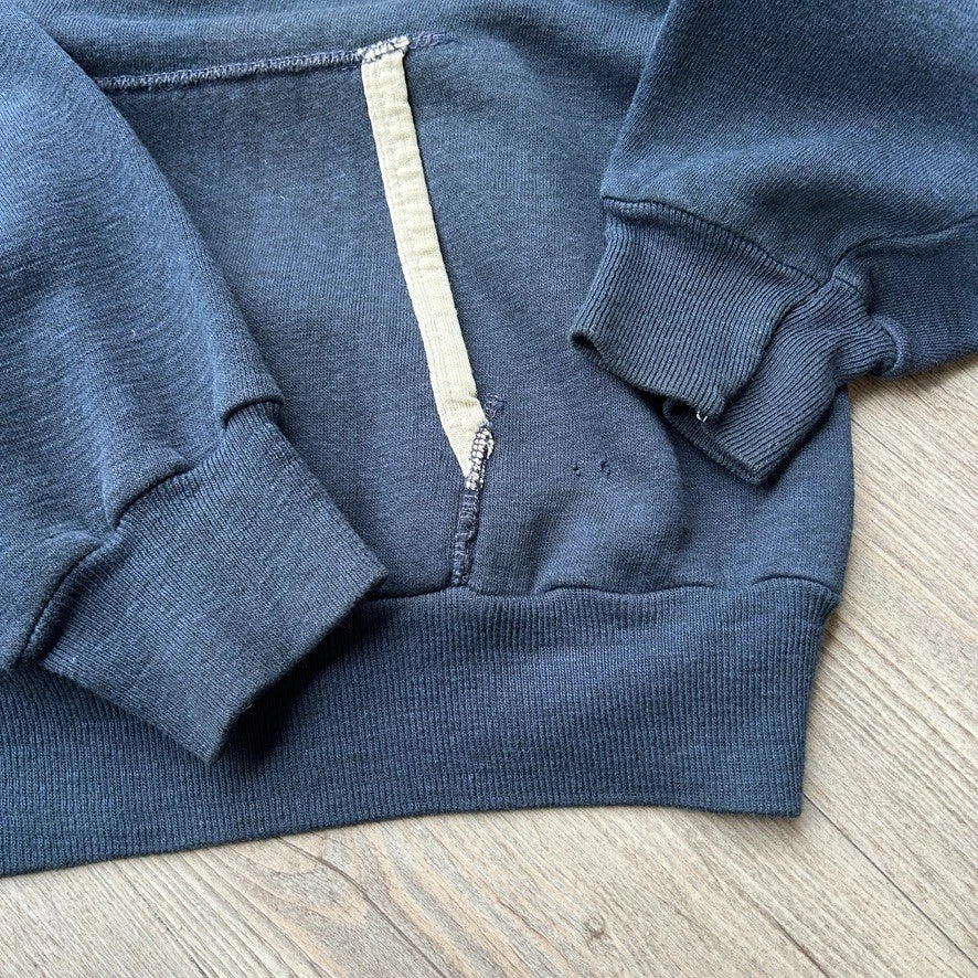 VINTAGE 70s | Blank Athletic Faded Raglan Crewneck Sweater sz S/M