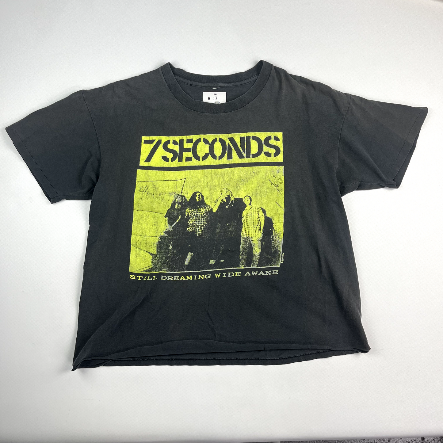 VINTAGE 7 Seconds Band Shirt Soulforce Revolution Tour sz Large Men 90s
