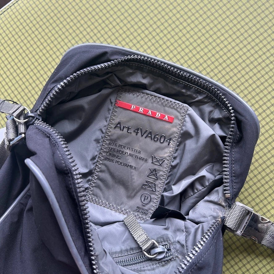PRADA SPORT 90s - 00s | Linea Rossa Borsa Viaggio Nylon Messanger Side Bag