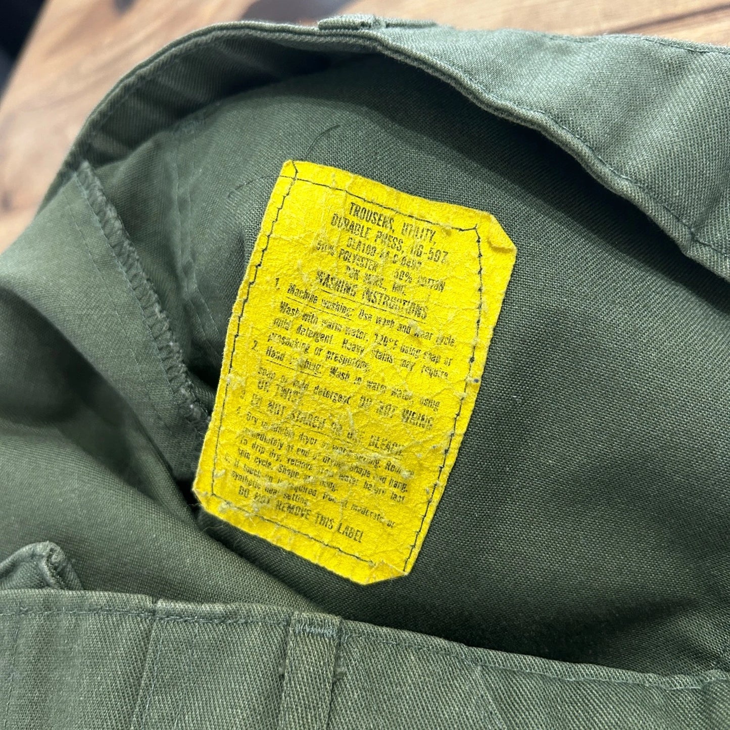 VINTAGE 80s 90s | OG-507 Trousers Army Combat Pants W31 L31