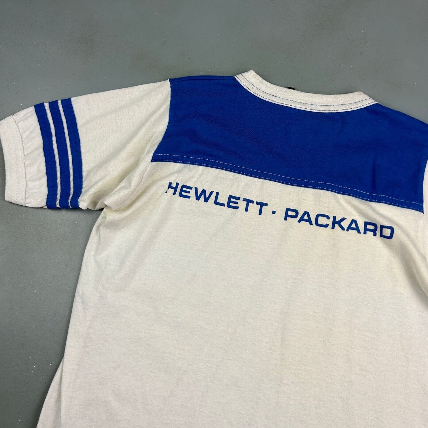 VINTAGE 80s | HP Hewlett Packard Computer Tech Raglan T-Shirt sz M Adult