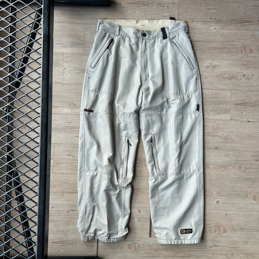 VINTAGE Y2k | Half Pipe Loose Baggy Technical Lined Track Pants sz W36 L32