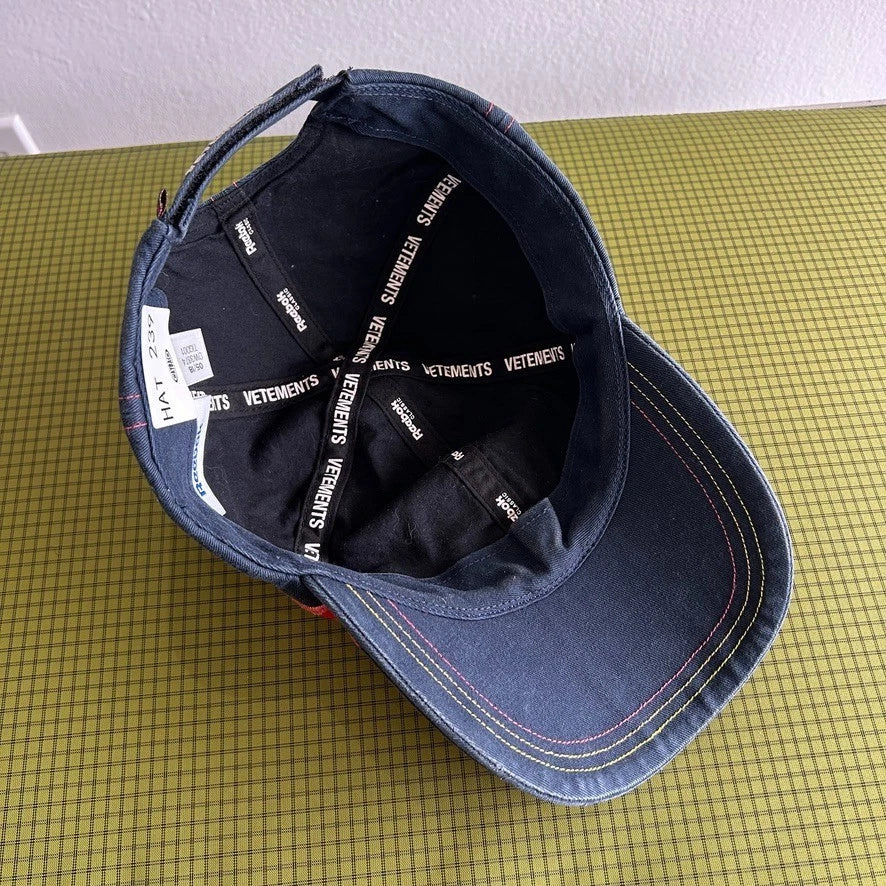 VETEMENTS | x Reebok Switzerland Flame Cap Hat sz OS