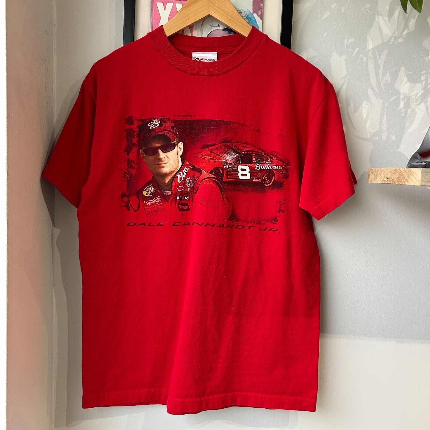VINTAGE | Dale Earnhardt Budweiser Racing Chase Authentics T-Shirt sz M