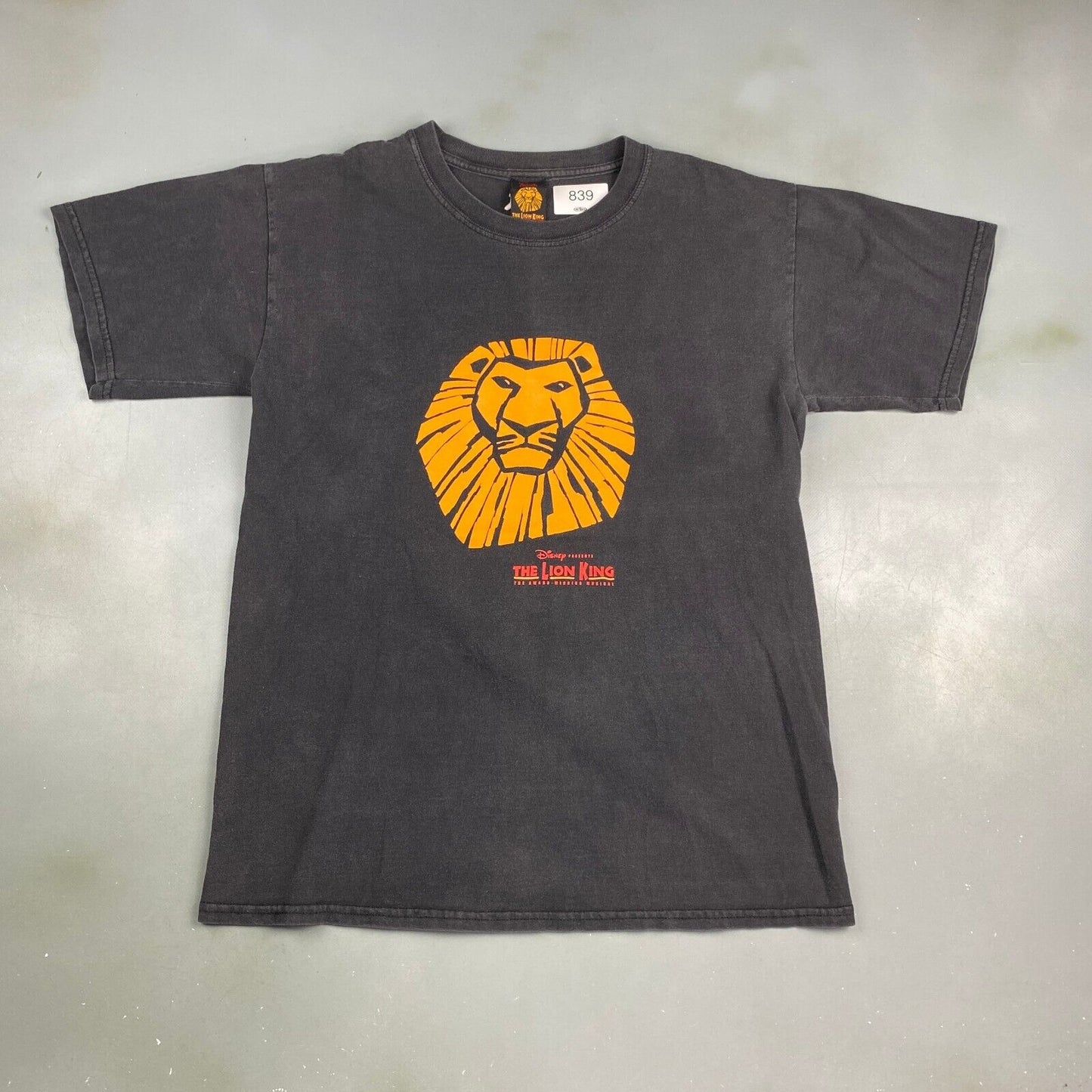 Vintage 90s Disney The Lion King Toronto Black T-Shirt sz Medium Men Adult