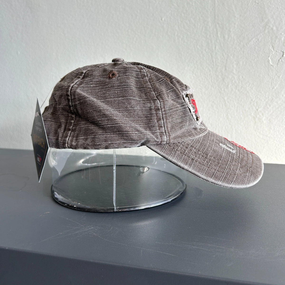 VINTAGE | Dolce & Gabbana Distressed Brown Logo Cap Hat sz OS