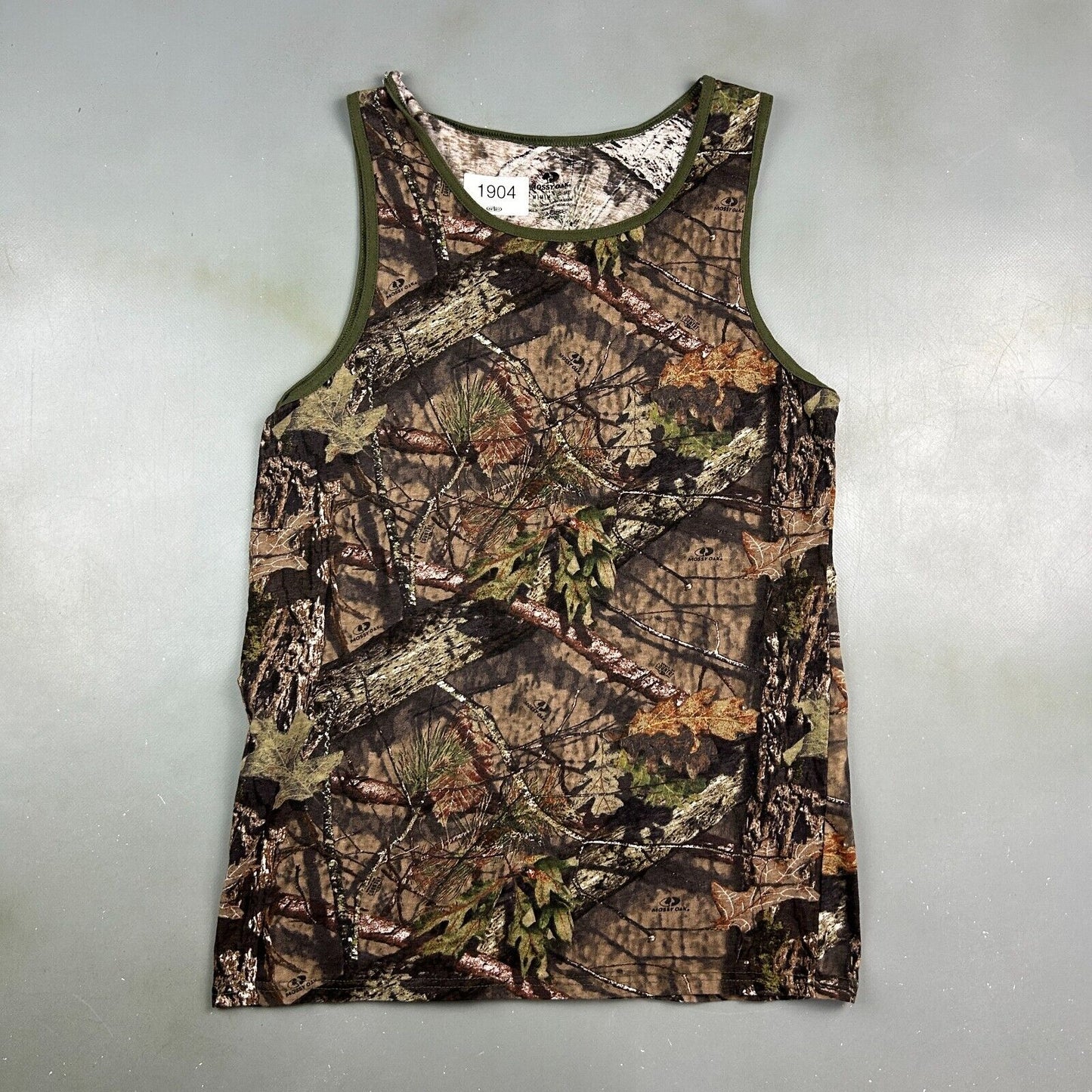 VINTAGE | Mossy Oak Tree Camo Tank Sleeveless T-Shirt sz M Adult