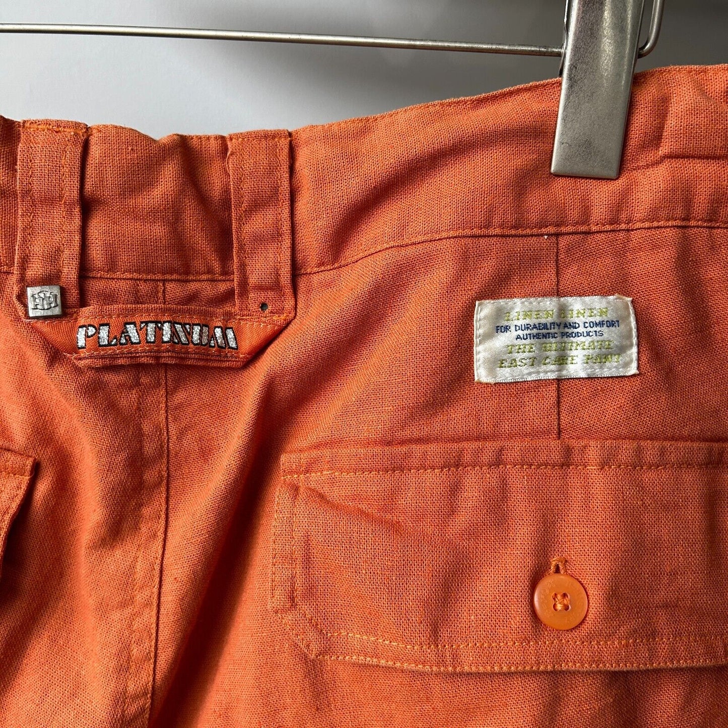 VINTAGE 90s | Platinum Hip Hop History Linen Baggy Shorts sz W36-40 XXL