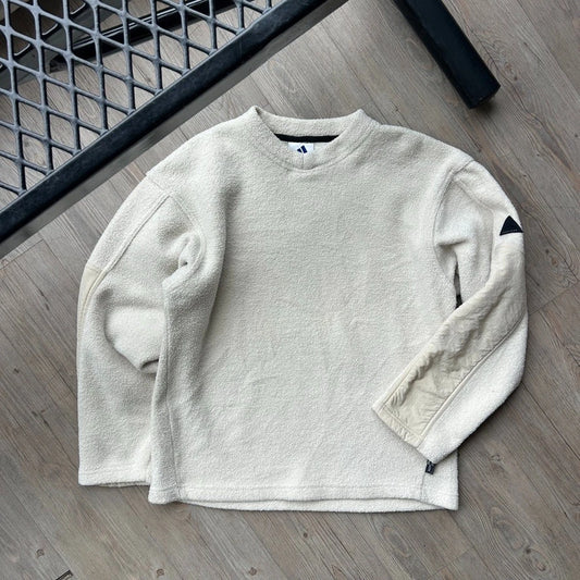VINTAGE | Adidas Adventure Cream Clima Warm Fleece Sweater sz S/M