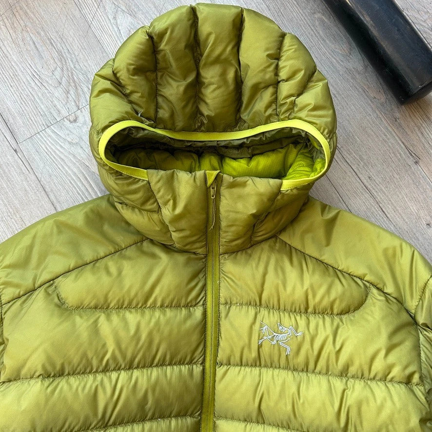 ARC'TERYX | Green Cerium LT Hoody Down Jacket sz L
