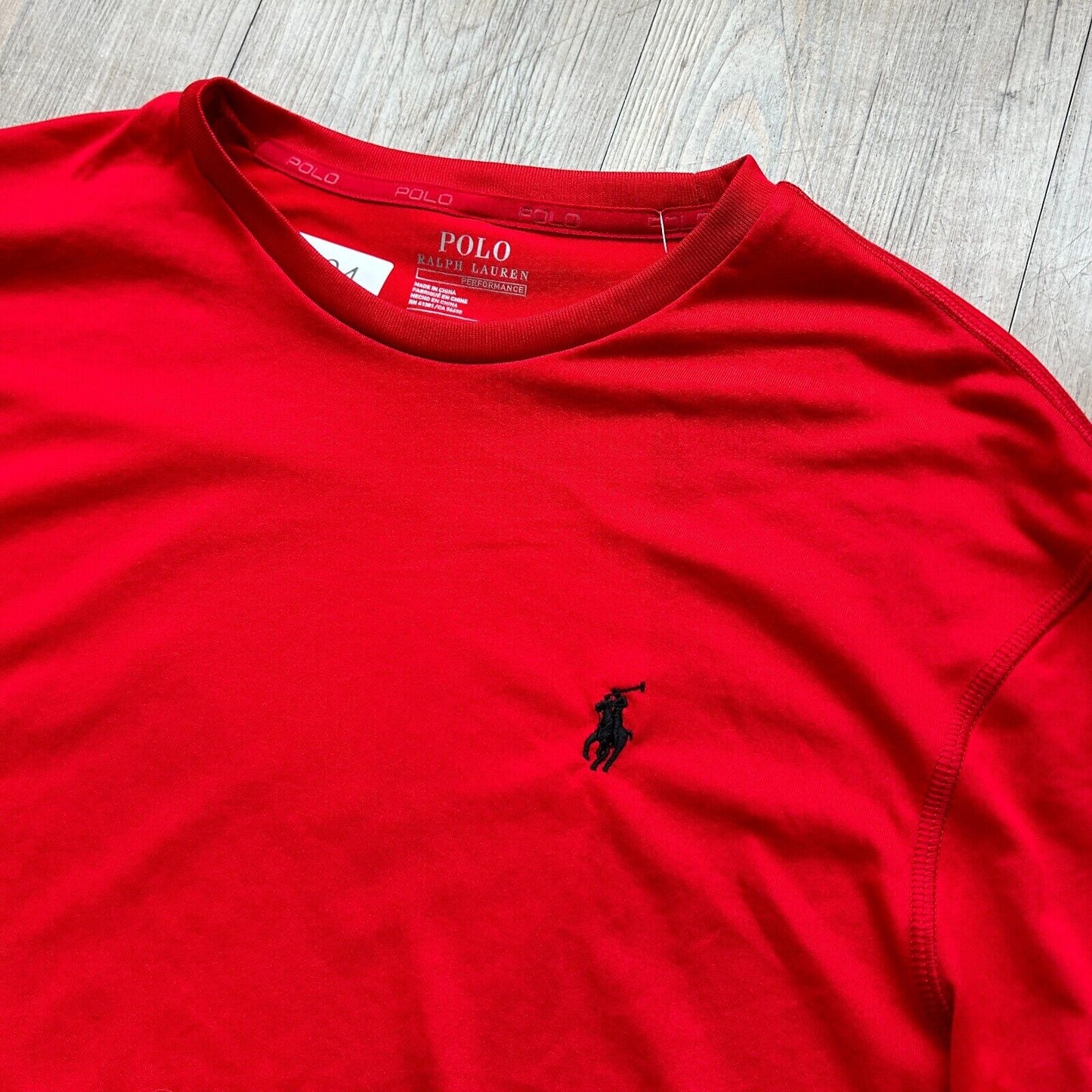 RALPH LAUREN Polo Sm Pony Performance Long Sleeve T-Shirt sz L Adult