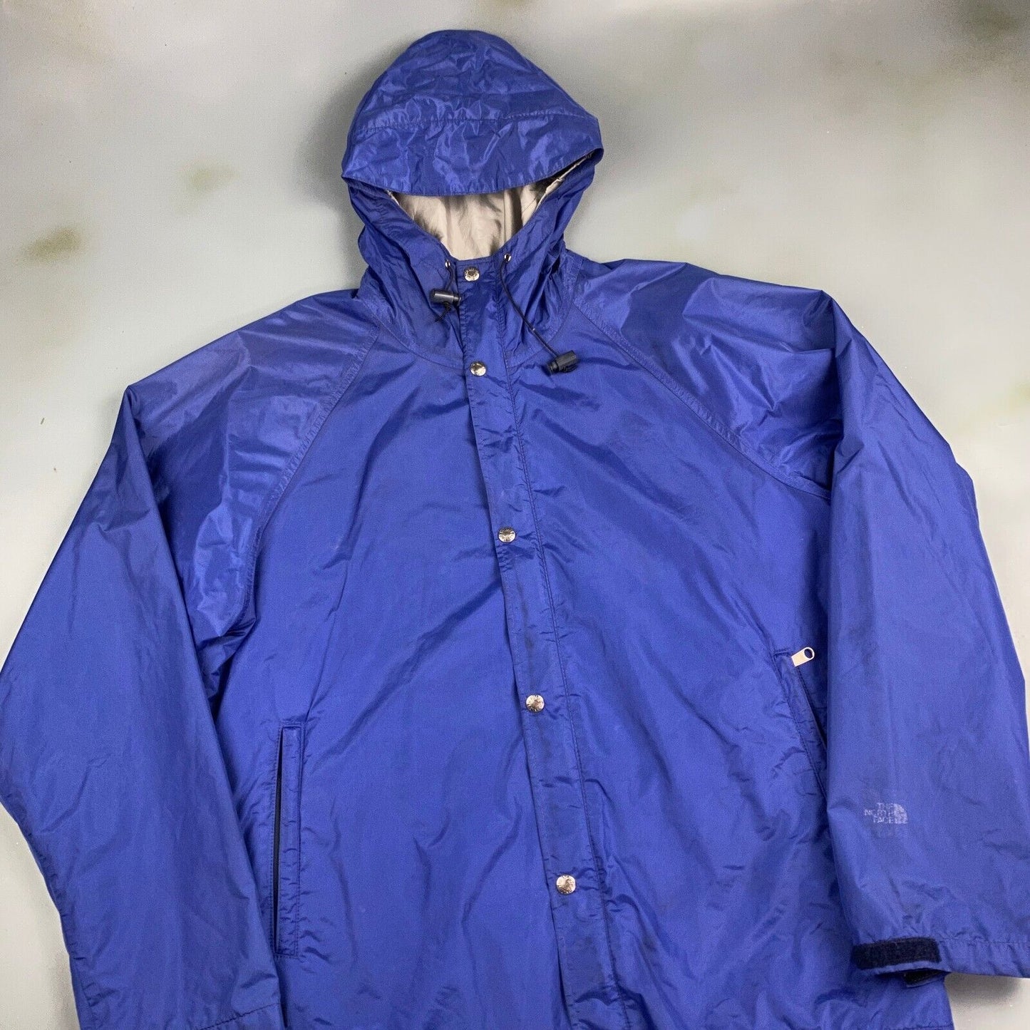 VINTAGE 90s The North Face Blue Gore-tex Windbreaker Jacket sz Large Adult