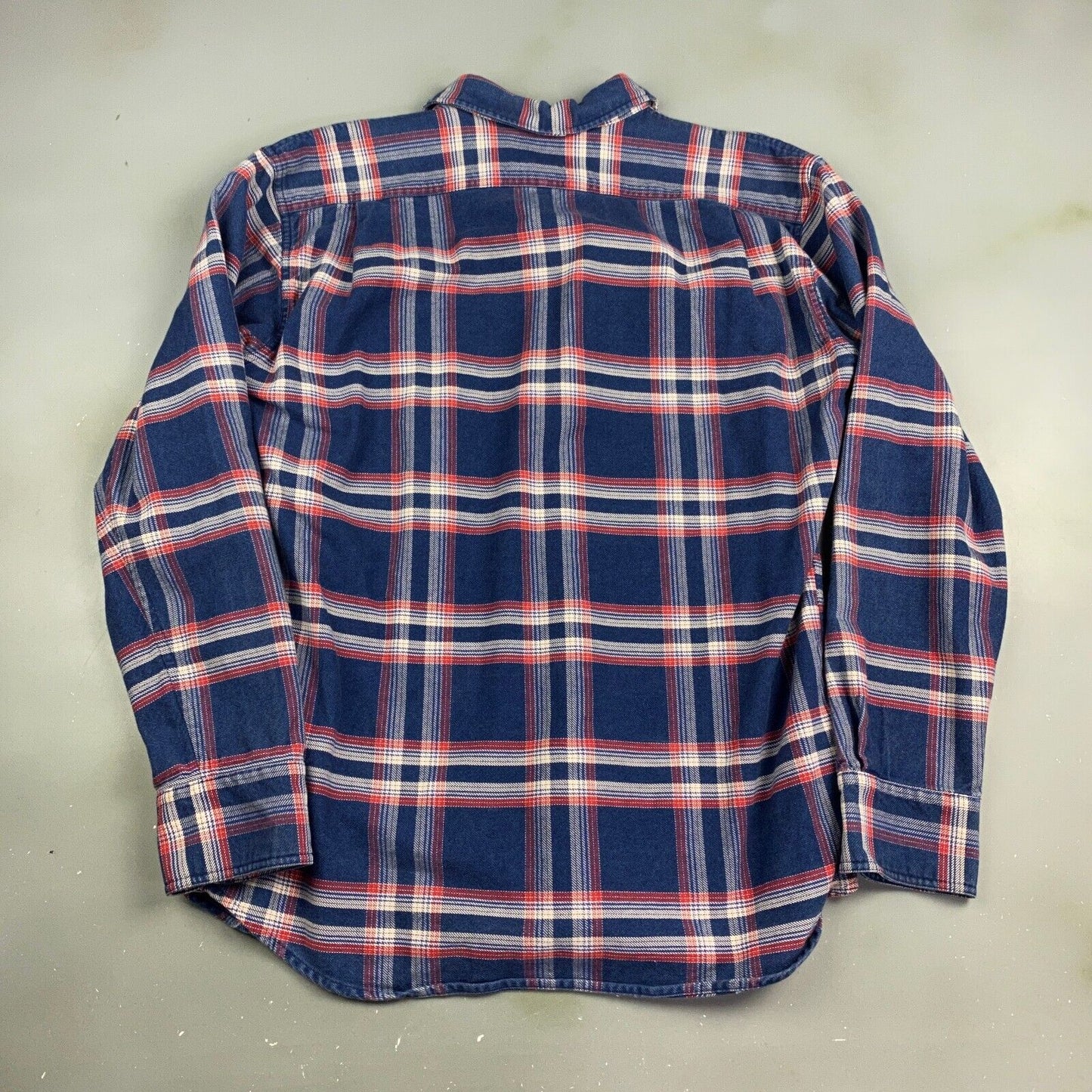 VINTAGE Filson Garment Plaid Flannel Button Up Shirt sz XL Adult