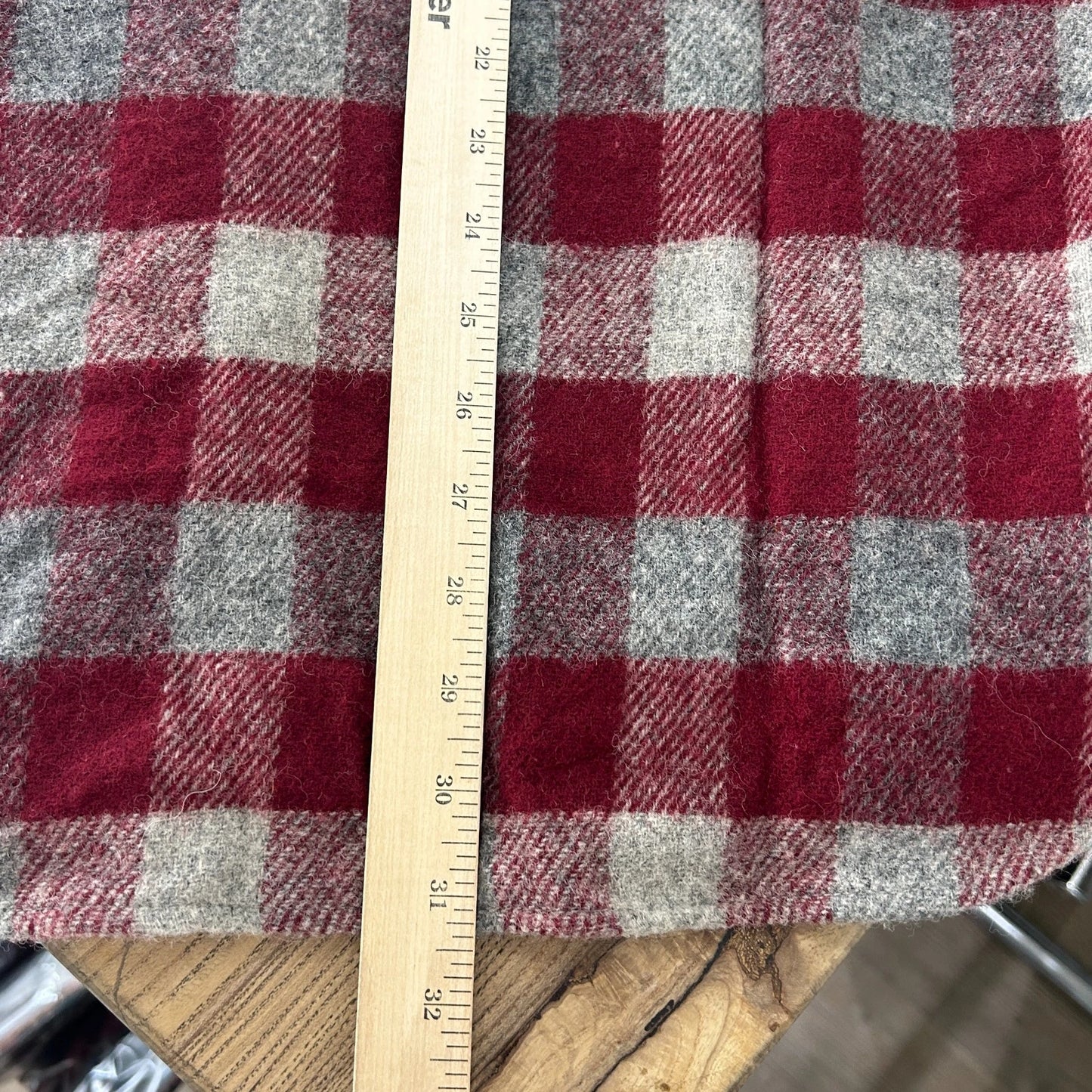 VINTAGE | Woolrich Check Plaid Wool Nylon Flannel Button Down Shirt sz L/XL