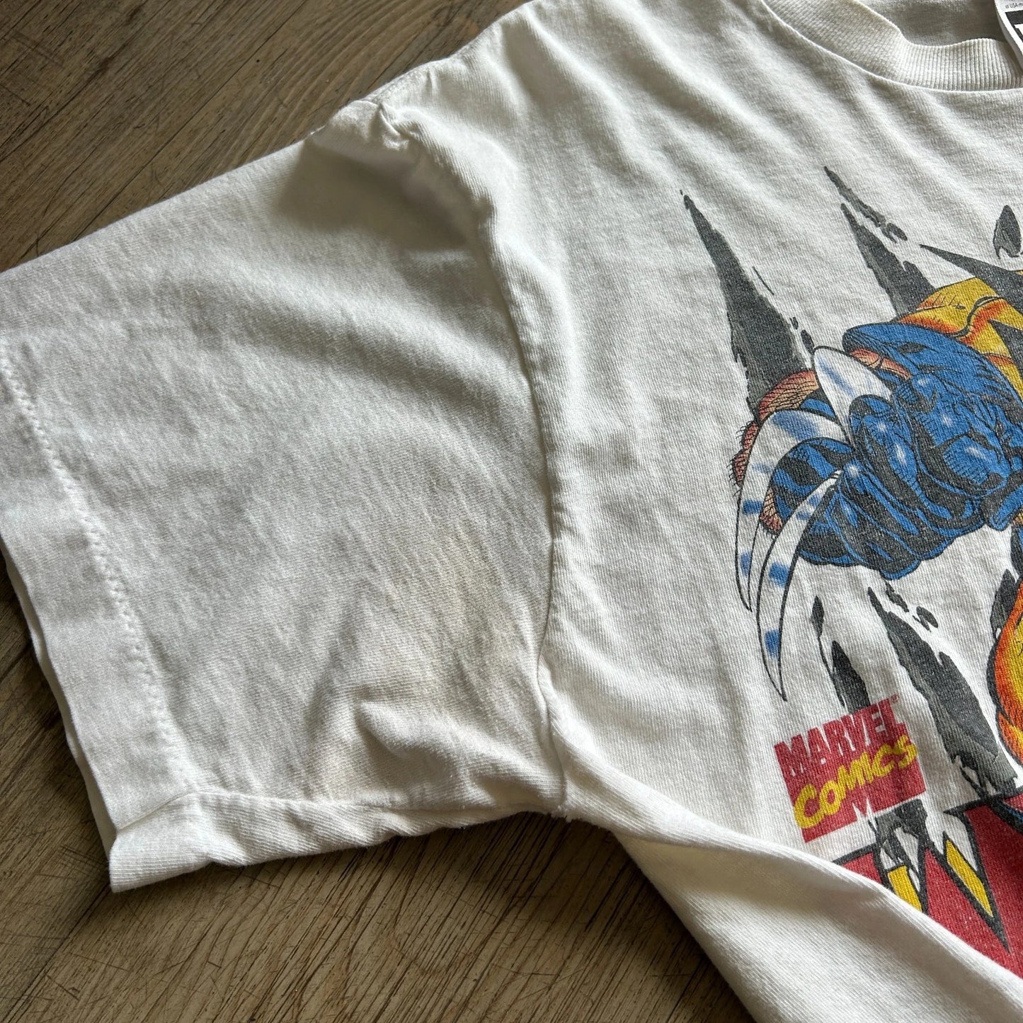VINTAGE 1995 | Wolverine Classic Heros Marvel Comics T-Shirt sz L