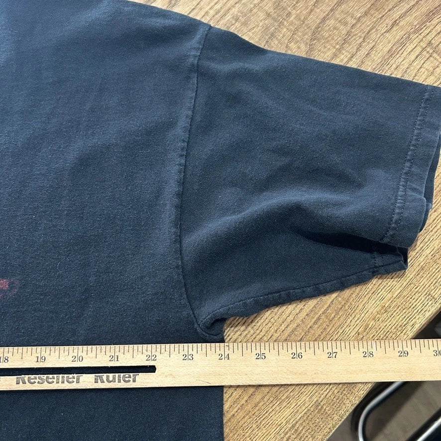 VINTAGE | Slipknot Sun Faded Heavy Metal Black Band T-Shirt sz XL