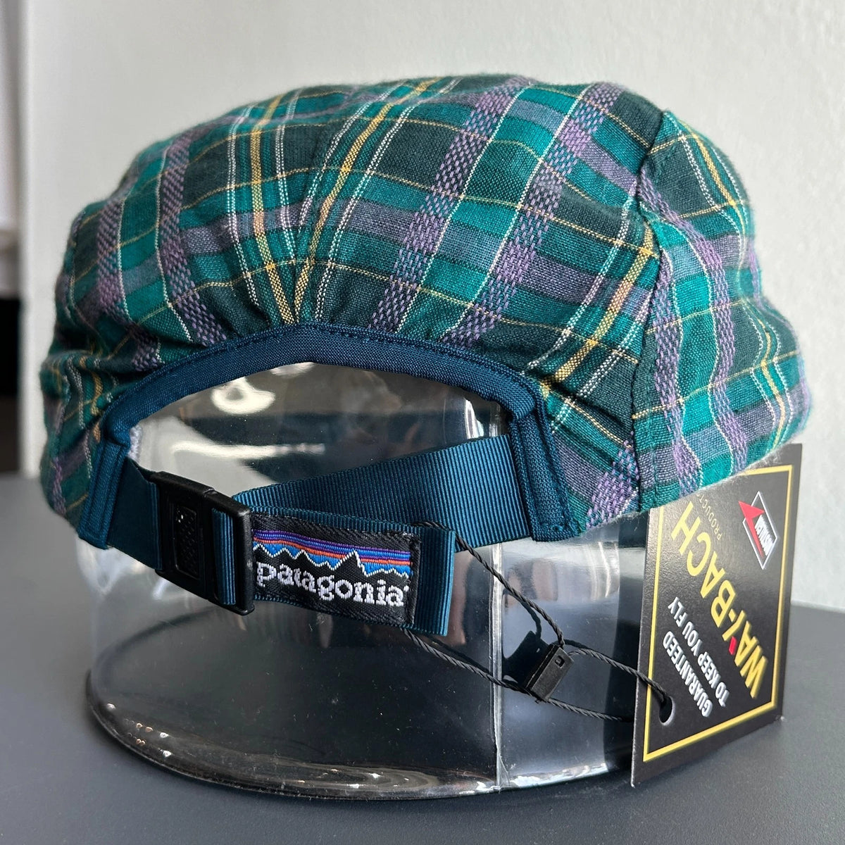 VINTAGE | Patagonia Plaid 4 Panel Duck Bill Cap Hat sz M