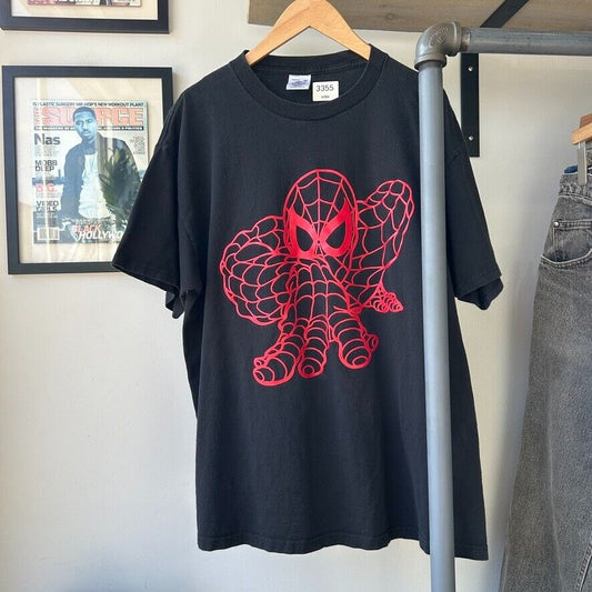 VINTAGE | Spiderman Illustration T-Shirt sz XL