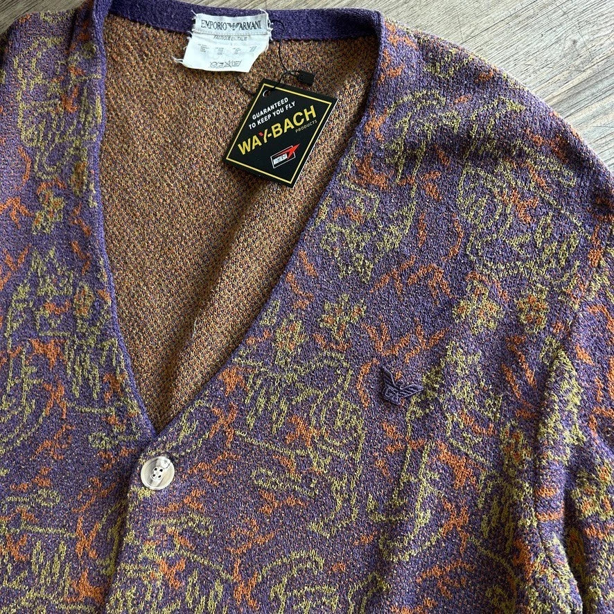 Emporio ARMANI 1990s | Vintage Cardigan Knit Sweater sz M/L