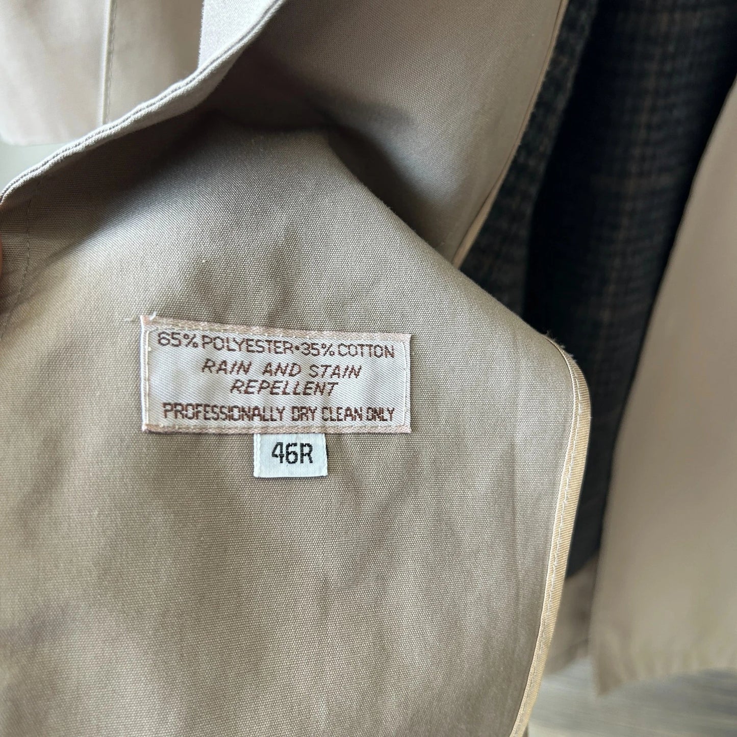 VINTAGE | Christian Dior Monsieur Wool Blend Lined Trench Coat Jacket sz 46R