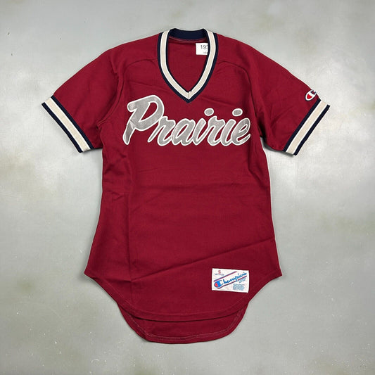 VINTAGE | Prairie # 1 Champion Baseball Jersey sz S Adult