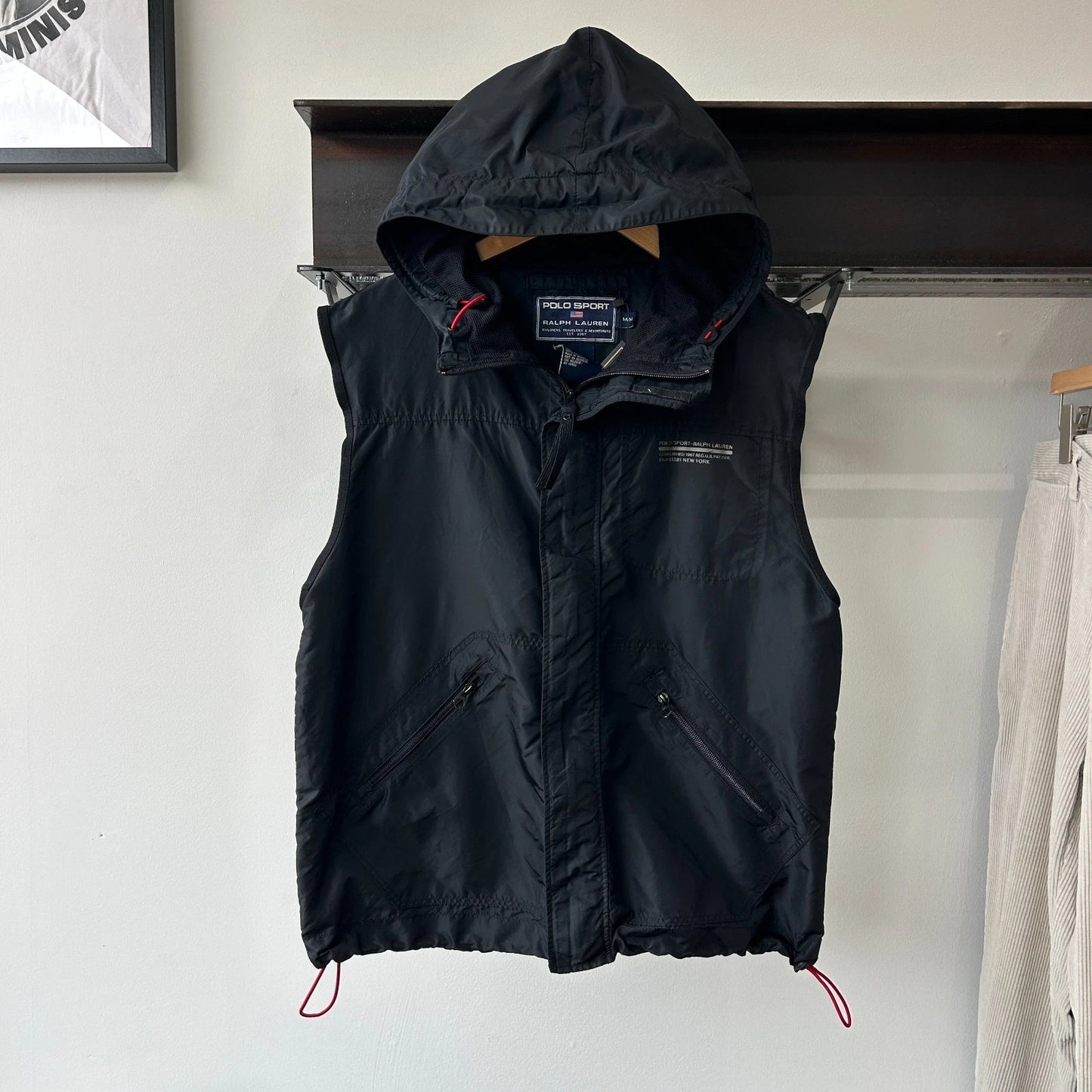 VINTAGE | POLO Sport Ralph Lauren NY Technical Nylon Vest Jacket sz M/L