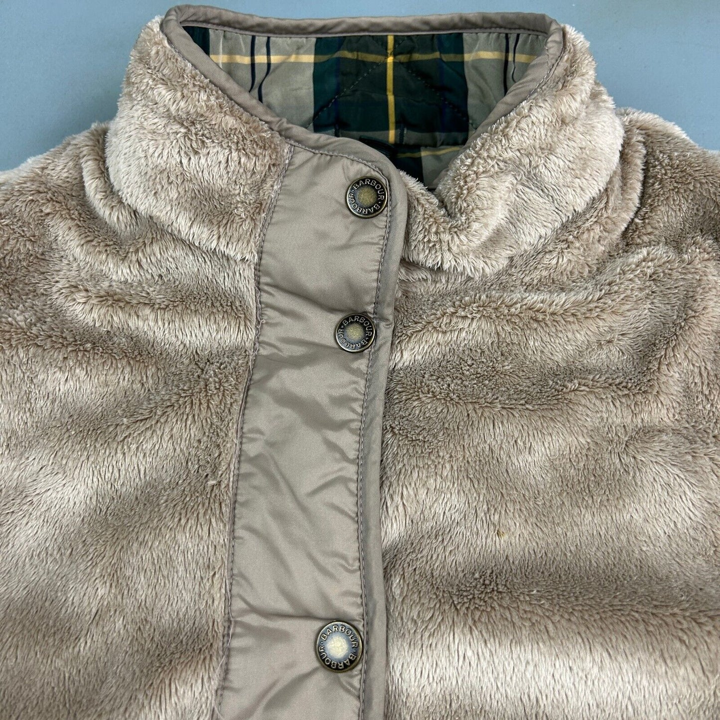 VINTAGE Barbour Mayapple Gilet Reversible Vest Jacket sz 8 Medium Adult