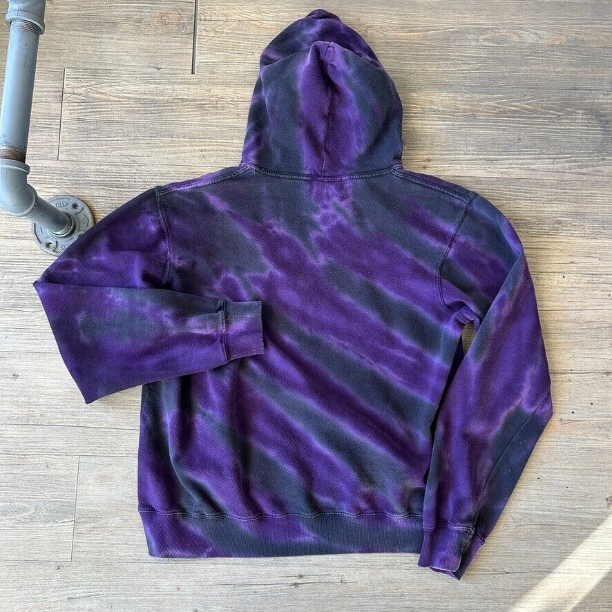 VINTAGE | Thrasher Magazine Purple Tye Dye Hoodie Sweater sz M