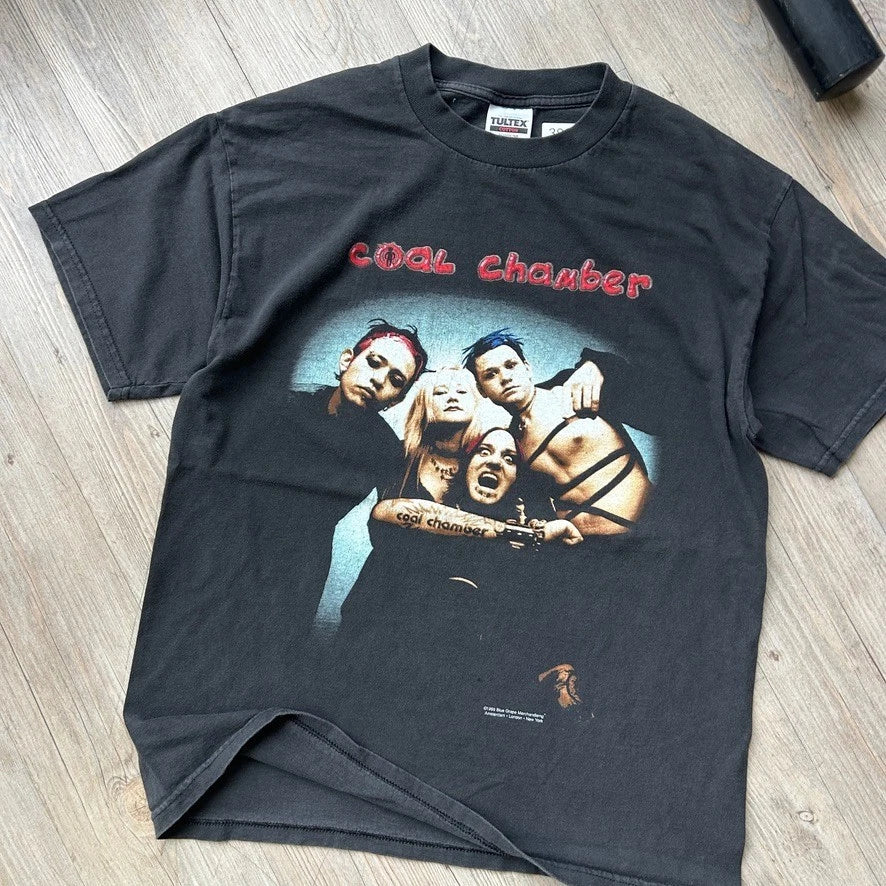 VINTAGE 90s | Coal Chamber Blue Grape Band T-Shirt sz L