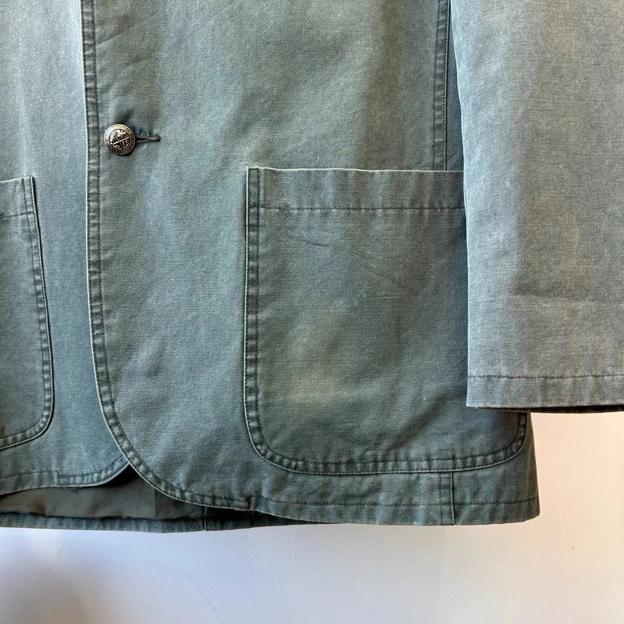 VINTAGE 1990s | Compagnie Generale Aéropostale Clay Green Blazer Jacket sz M/L