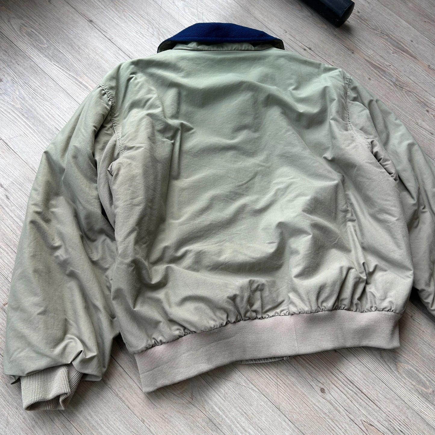 VINTAGE 80s 90s | Eddie Bauer Iridescent Faded Fleece Lined Jacket sz M