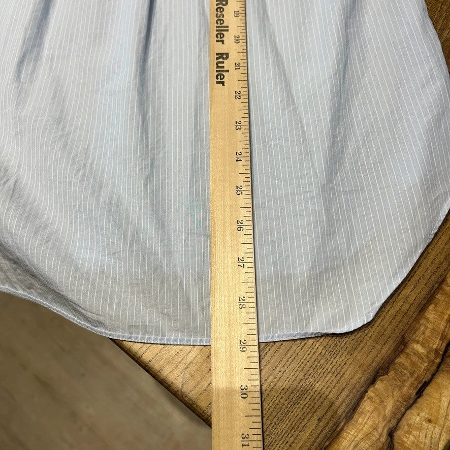 VINTAGE | Comme Des Garcons Homme Deux Pinstriped Eyelet Button Down Shirt sz M