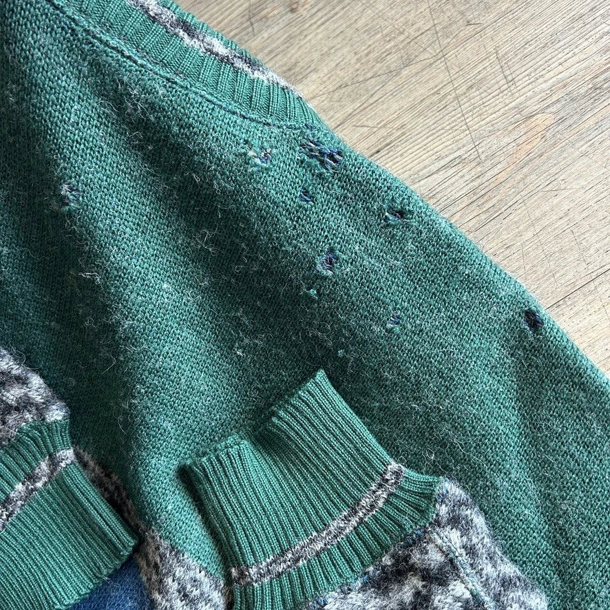 Gianni VERSACE 1980s | Vintage Wool Knit Sweater sz 48 L