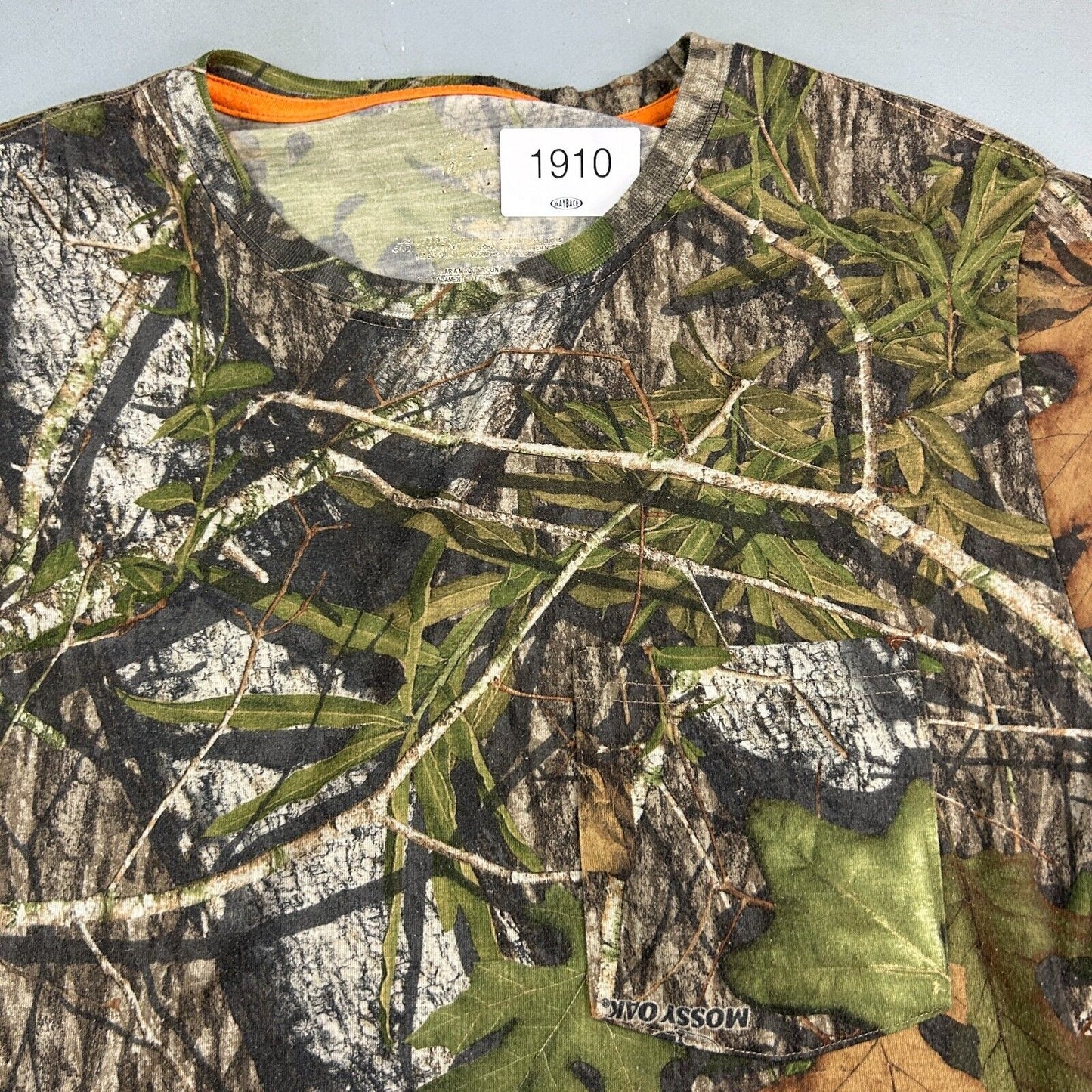 VINTAGE | Mossy Oak Tree / Leaf Camo Long Sleeve T-Shirt sz M Adult