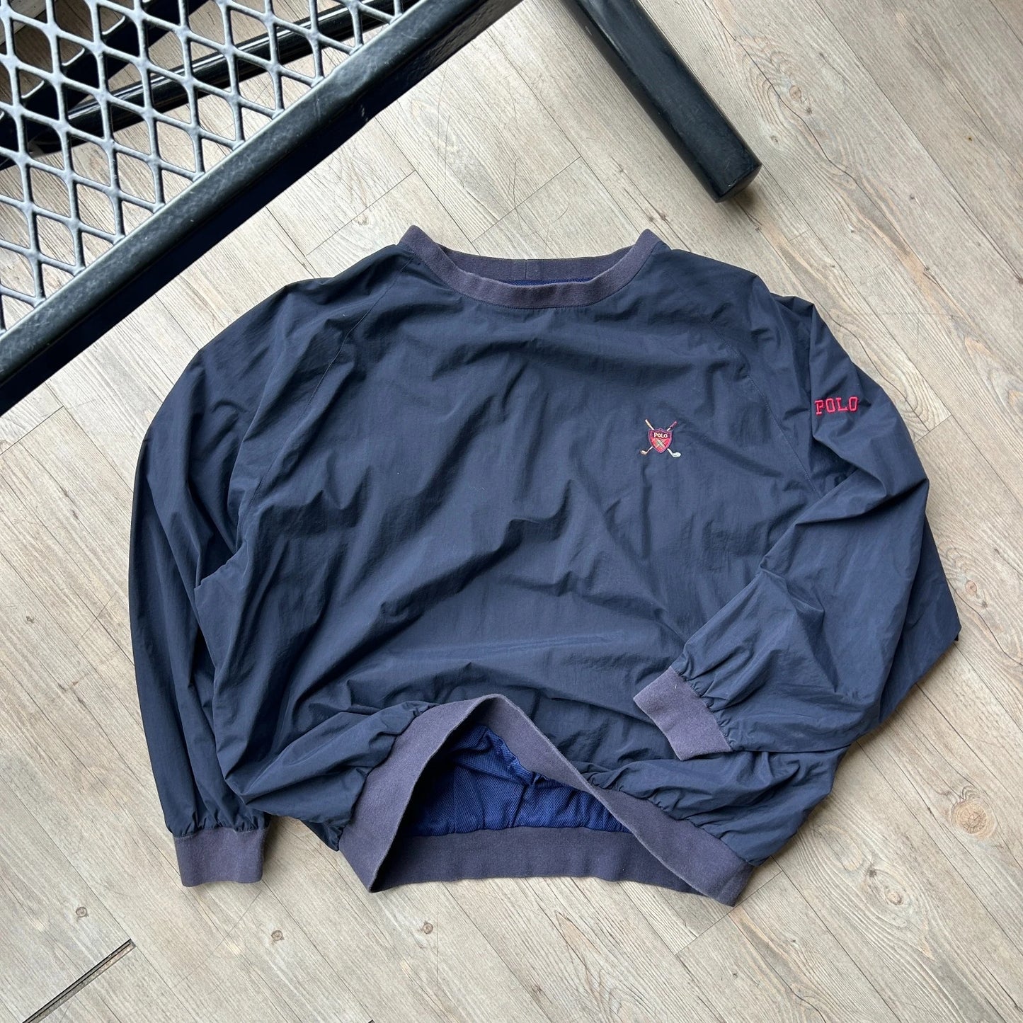 VINTAGE 90s | Polo Ralph Lauren Golf Pullover Windbreaker Jacket sz XL
