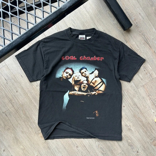 VINTAGE 90s | Coal Chamber Blue Grape Band T-Shirt sz L