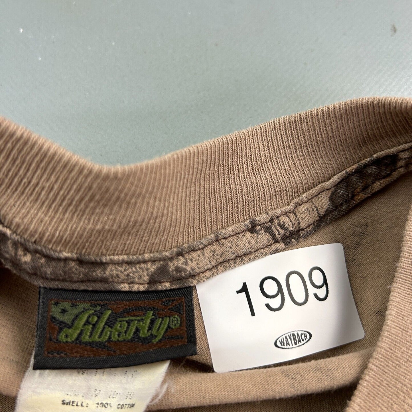 VINTAGE 90s | Liberty Desert Stone Camo Long Sleeve T-Shirt sz XL Adult