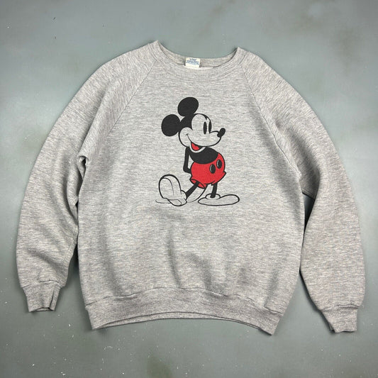 VINTAGE 90s | Mickey Mouse Cartoon Disney Crewneck Sweater sz L Adult