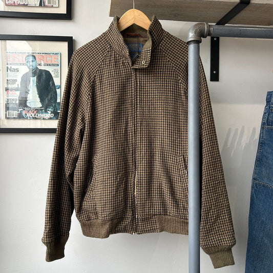 VINTAGE | Pendleton Wool Houndstooth Swinger Jacket sz M
