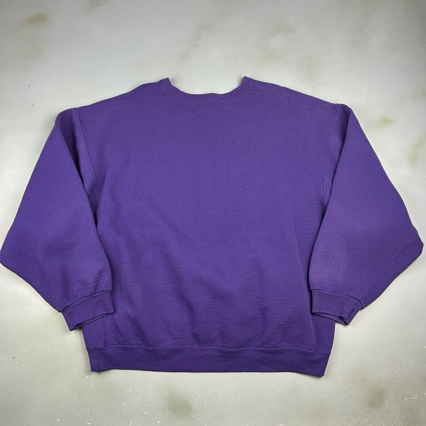 VINTAGE | Fitzgerald Football Purple Russell Crewneck Sweater sz XXL Adult