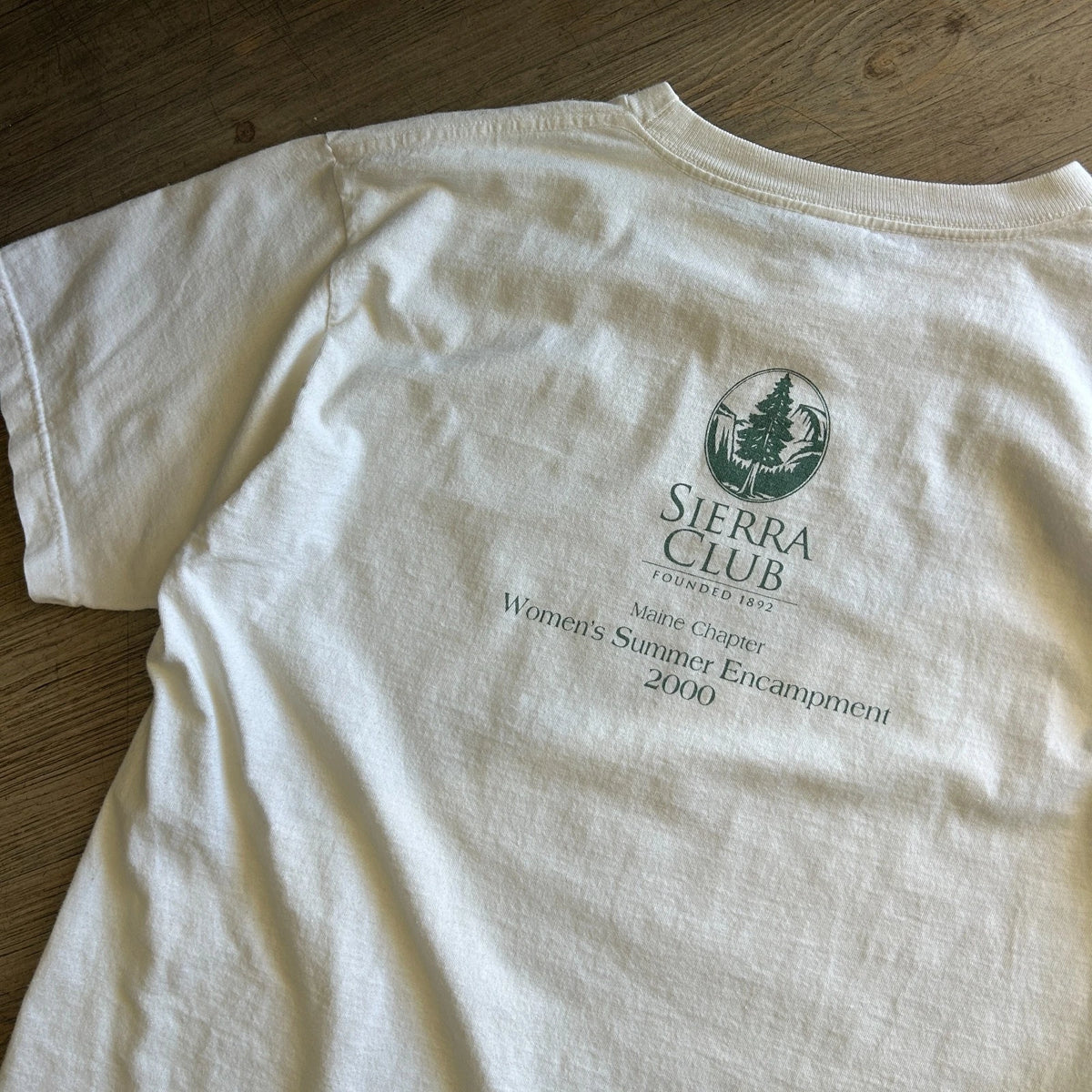 PATAGONIA 2000 | Sierra Club Vintage Beneficial T's T-Shirt sz M/L