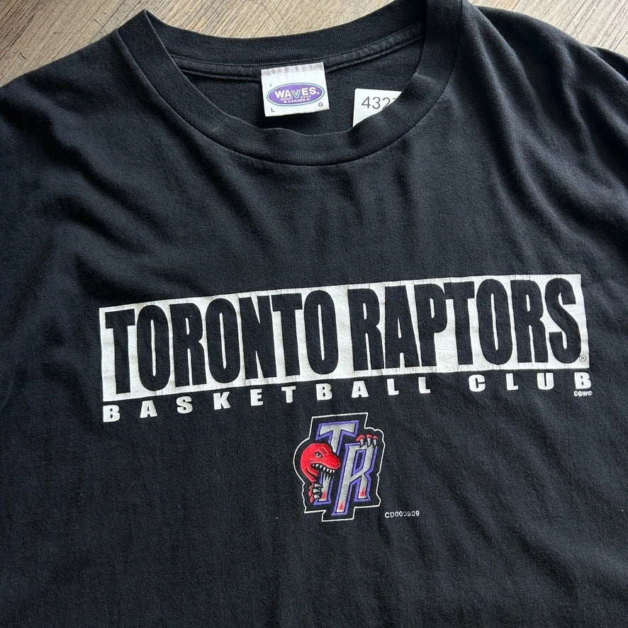 VINTAGE 90s | Toronto Raptors Basketball Club NBA T-Shirt sz L