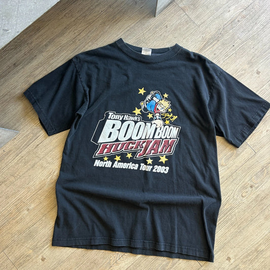 VINTAGE Y2k | Tony Hawk's Boom Boom Huck Jam 2003 Tour Skate T-Shirt sz L