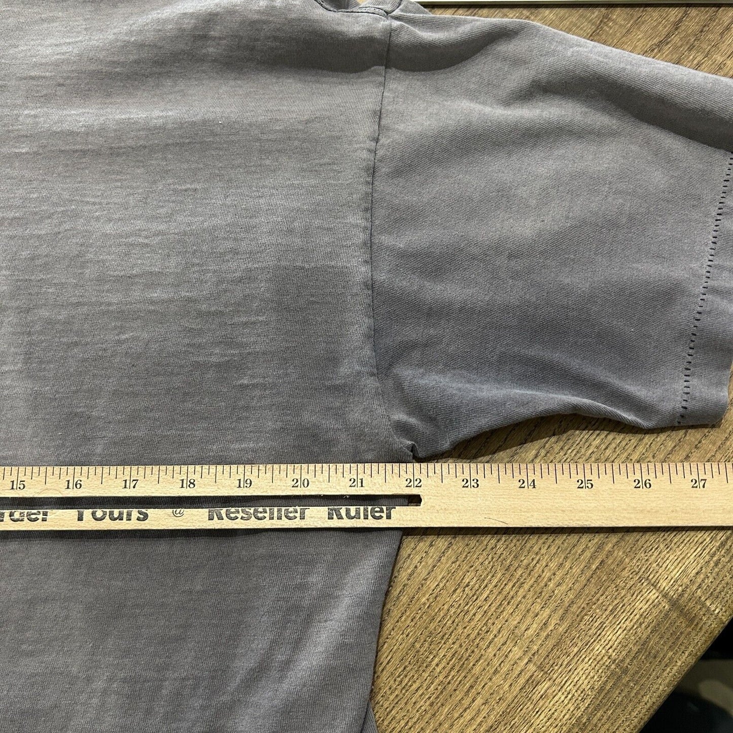 VINTAGE 90s | Harley Davidson Size Does Matter Sun Faded Thrashed T-Shirt sz L